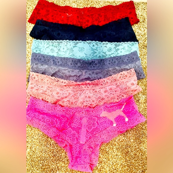 Victoria's Secret Other - 6 pairs!!! NEW CHEEKY ALL LACE SEXY PANTIES!